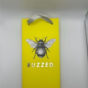 BUZZED Yellow Bee Wine Gift Bag (Set of 2)
